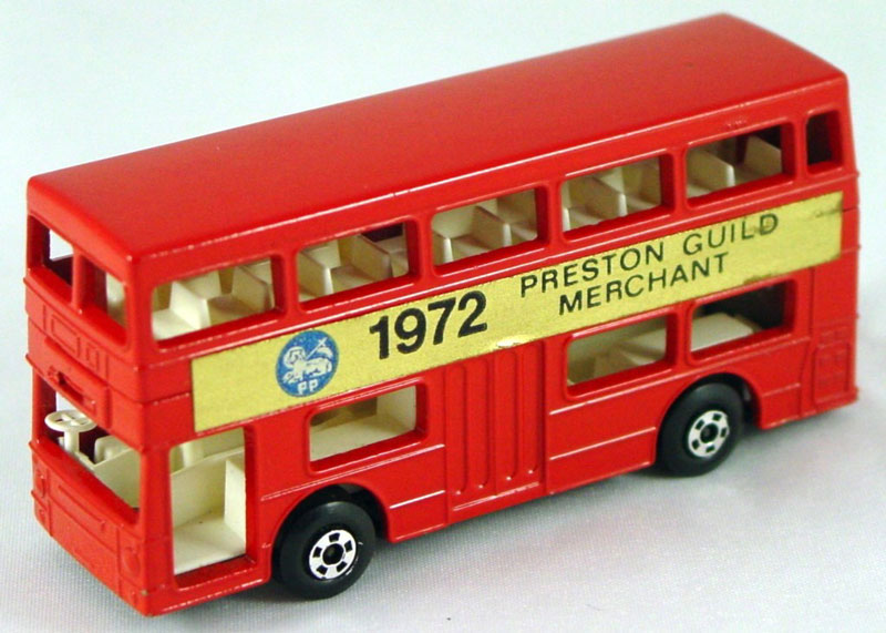 MATCHBOX LONDON BUS STICKER SET SWINGING LONDON 