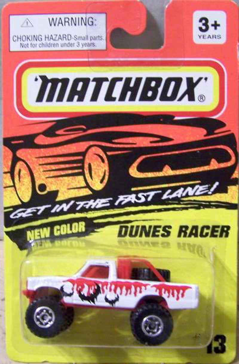 Bats and Blood Dunes Details about   1995 Matchbox Dunes 4x4 Racer Thailand Base 