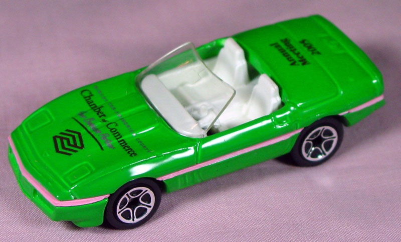 70th Shenandoah Apple Blossom Festival Matchbox 1987 Chevrolet Corvette green 