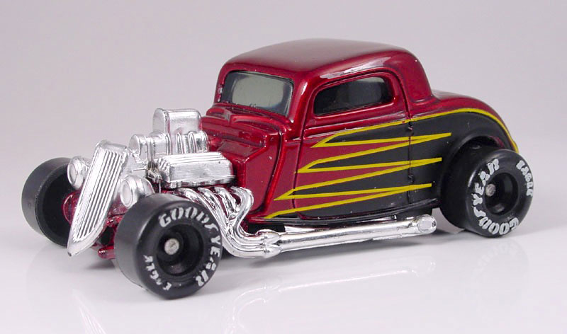 NEAR MINT VHTF CARD EXCEL COMBINED POSTAGE RED '33 FORD STREET ROD MATCHBOX 