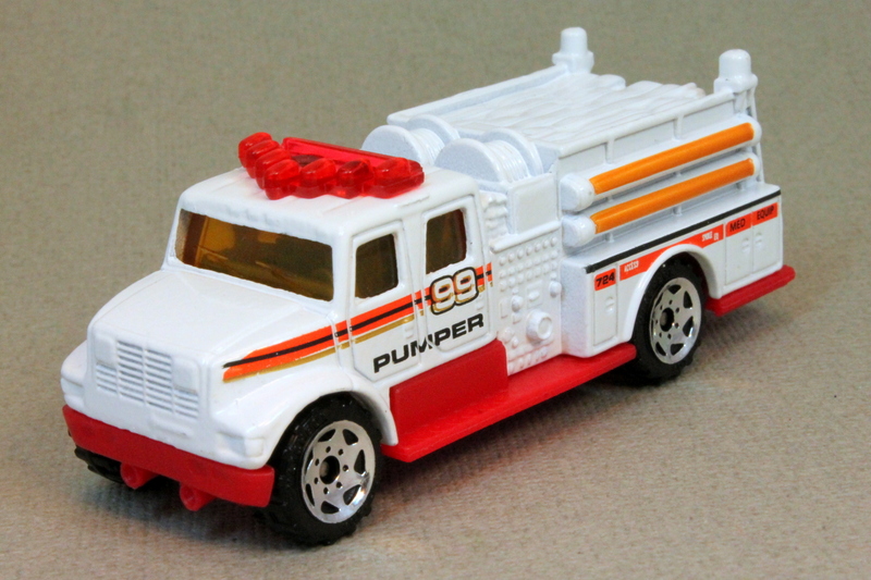 Matchbox International  Pumper Truck Fire Engine Red "Dept No 7" 1:100 Scale