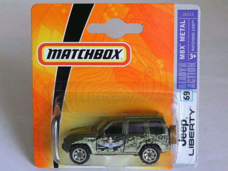 Matchbox 2024 Jeep Liberty 69 MBX Metal Olive Green