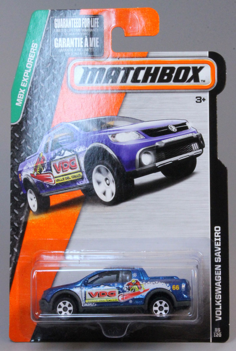 2011 MATCHBOX VOLKSWAGEN SAVEIRO CROSS MBX TOURS 1:64 DIECAST