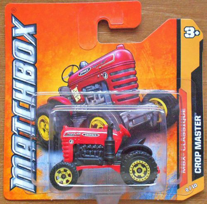 2012 Matchbox CROP MASTER MBX Old Town Red 2/10