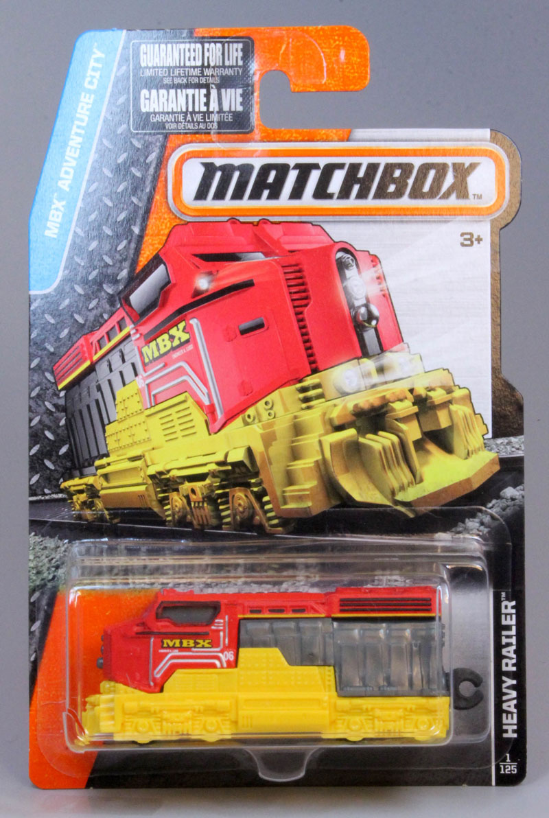 RED Heavy Railer Train Engine 2016 MBX New in Package! DJV30.1/125